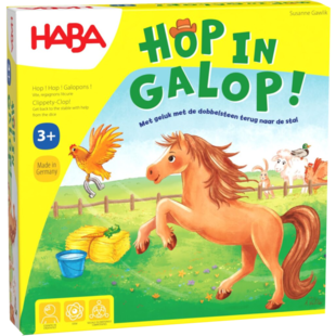 Gezelschapsspel Hop in galop! Haba +3jr