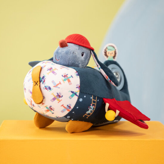 Lilliputiens Lilliputiens | Jules de Hond Baby Vliegtuig Activiteiten Speelgoed