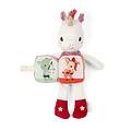 Lilliputiens Lilliputiens | Lena the Unicorn Glow-In-The-Dark Plush and Fabric Book