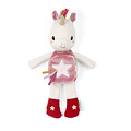 Lilliputiens Lilliputiens | Lena la licorne Glow-In-The-Dark Livre en peluche et tissu