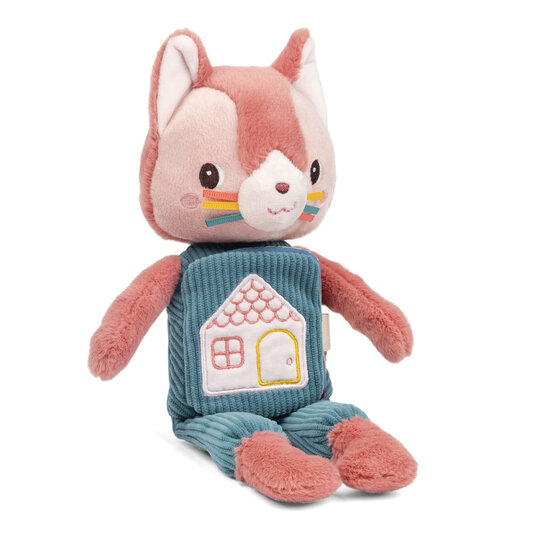 Lilliputiens Lilliputiens | Jeanne La Chatte Glow-In-The-Dark Peluche Et Livre En Tissu