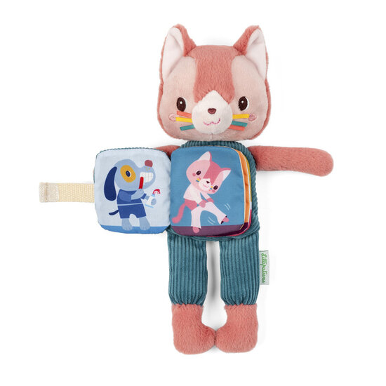 Lilliputiens Lilliputiens | Jeanne The Cat Glow-In-The-Dark Plush and Fabric Book