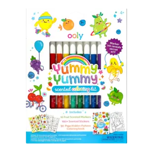 Ooly | Yummy Yummy Kit de coloriage parfumé