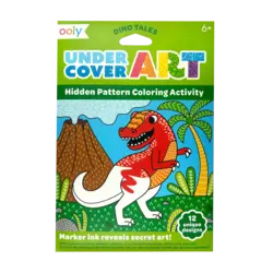 Ooly | Undercover Art Verborgen Patroon Kleurkaarten Dinoverhalen