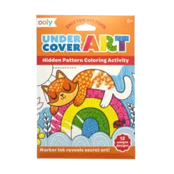 Ooly | Cartes artistiques à colorier avec motifs cachés Undercover Art Smitten Kittens