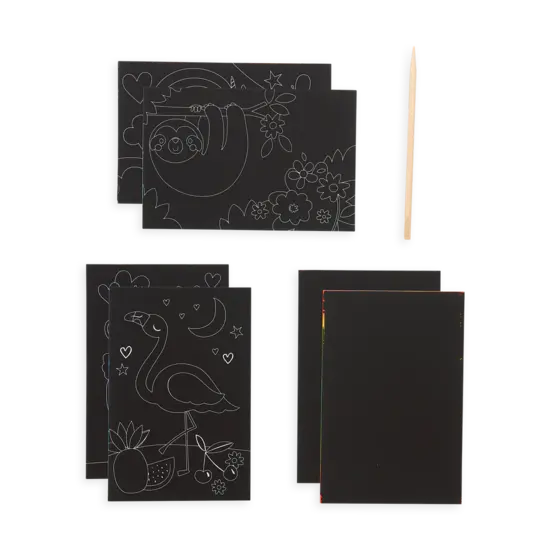 Ooly Ooly | Mini Kit Scratch & Scribble Fantastische Vrienden