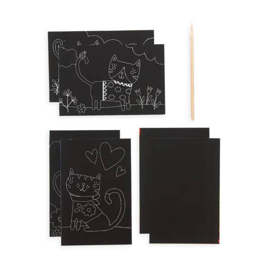 Ooly Ooly | Mini-Set Scratch & Scribble Cutie Cats
