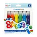 Ooly Ooly | Easy Squeezy Squeezable Poster Paint Brushes Set mit 6 Stück