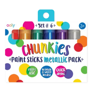 Ooly | Chunkies Verfstiften Metallic Set Van 6