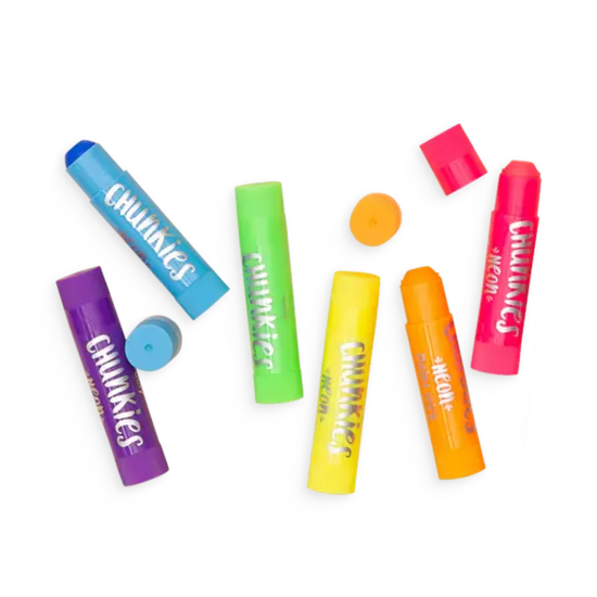 Ooly Ooly | Bâtons de peinture Chunkies Neon, lot de 6