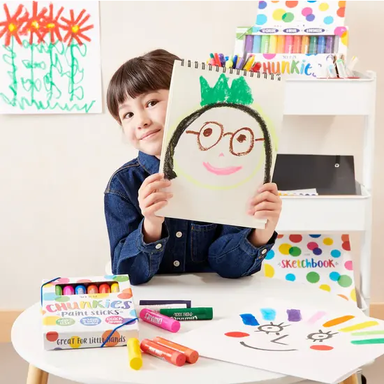 Ooly Ooly | Chunkies Set de 12 crayons de peinture