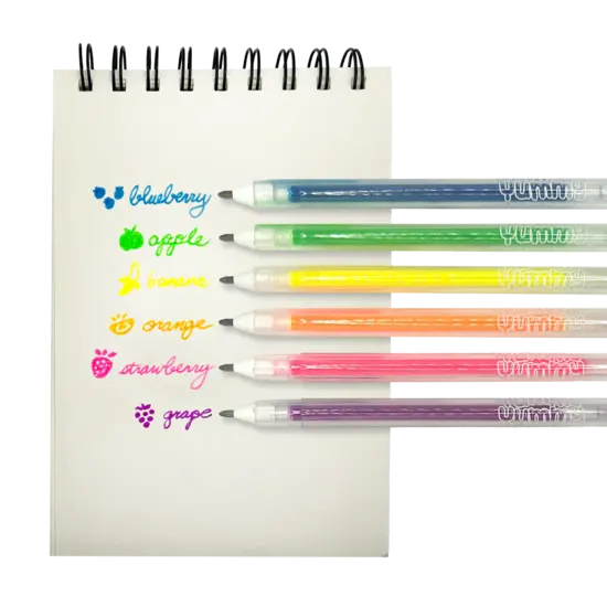 Ooly Ooly | Stylos gel parfumés Yummy Yummy Neon, lot de 6