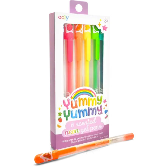 Ooly Ooly | Yummy Yummy Geurende Gelpennen Neon Set Van 6