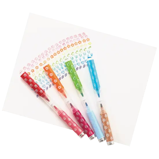 Ooly Ooly | Stampables Dubbelzijdige Stempel En Penseelmarkers Set Van 18