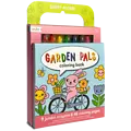 Ooly Ooly | Carry Along! Coloring Book and Crayon Set Garden Pals Set of 9 Crayons