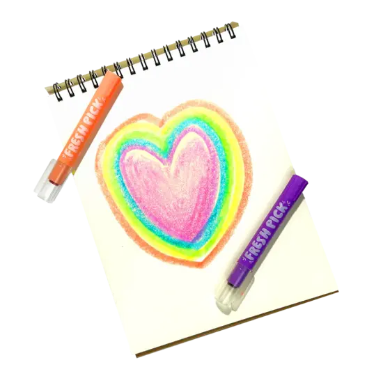 Ooly Ooly | Fresh Pick Apple Scented Gel Crayons  Set of 6