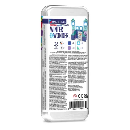 Magna-Tiles Magna-Tiles |  Micro Mags Travel Winter Wonder Set 26 Piece Set