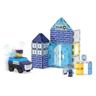 Magna-Tiles | Police Station 35-teiliges Set