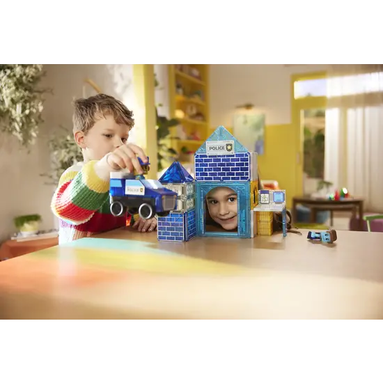 Magna-Tiles Magna-Tiles | Police Station 35 Piece Set