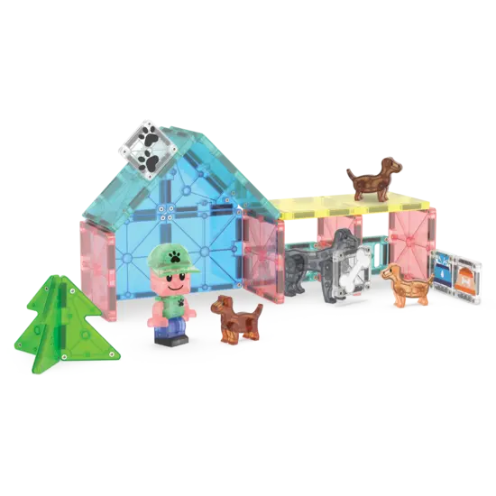 Magna-Tiles Magna-Tiles | Puppy Park 27-teiliges Set