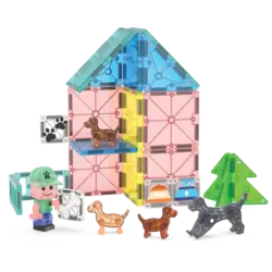 Magna-Tiles | Puppy Park 27 Piece Set