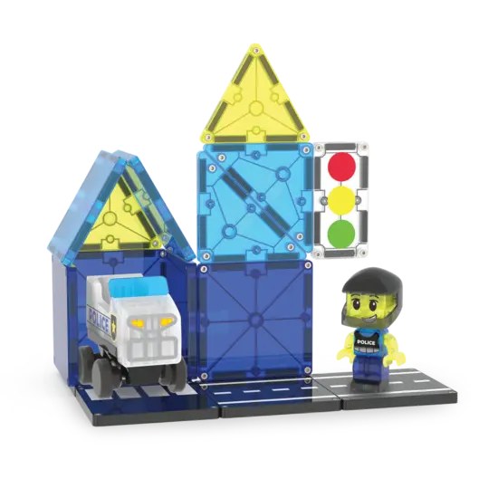 Magna-Tiles Magna-Tiles | Police Patrol 20 Piece Set