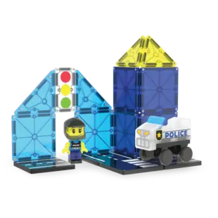 Magna-Tiles | Police Patrol 20-teiliges Set