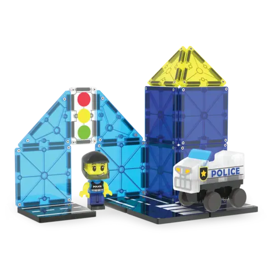 Magna-Tiles Magna-Tiles | Police Patrol 20-teiliges Set