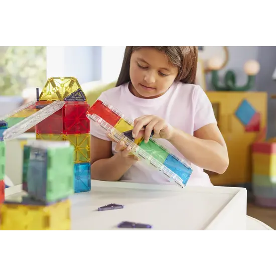 Magna-Tiles Magna-Tiles | Rail Racers Deluxe 90-teiliges Set