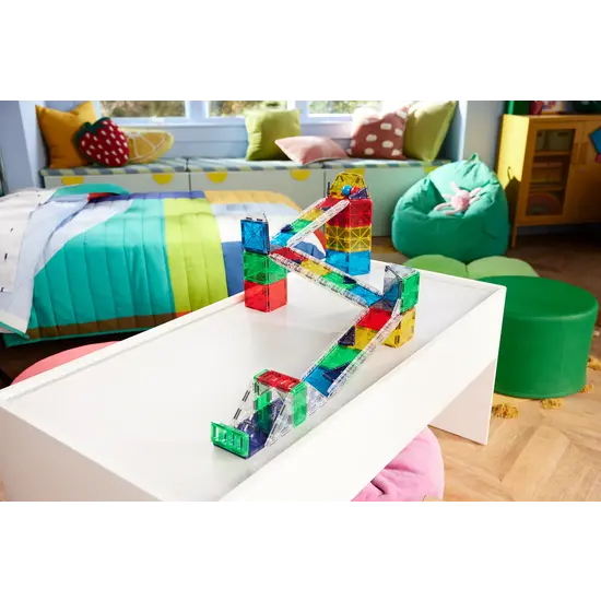 Magna-Tiles Magna-Tiles | Rail Racers Deluxe 90 Piece Set