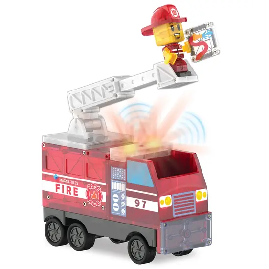 Magna-Tiles Magna-Tiles | Fire Station 50 Piece Set