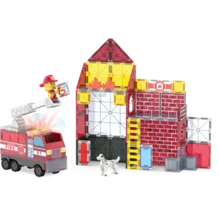 Magna-Tiles | Fire Station 50-teiliges Set