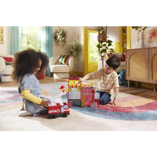 Magna-Tiles Magna-Tiles | Fire Station 50-teiliges Set