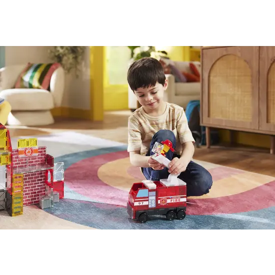Magna-Tiles Magna-Tiles | Fire Station 50-teiliges Set