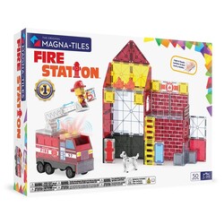 Magna-Tiles | Fire Station 50 Piece Set