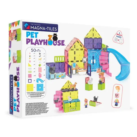 Magna-Tiles Magna-Tiles | Pet Playhouse 50-Piece Set