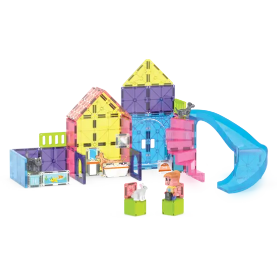 Magna-Tiles Magna-Tiles | Pet Playhouse 50-teiliges Set