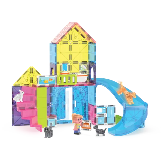 Magna-Tiles Magna-Tiles | Pet Playhouse 50 Stuks Set