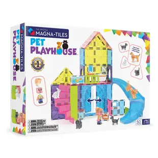 Magna-Tiles | Pet Playhouse Ensemble de 50 pièces