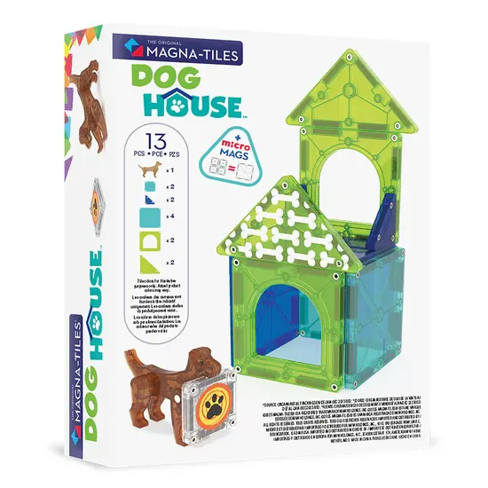 Magna-Tiles Magna-Tiles | Dog House 13 Piece Set