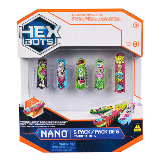 Hex Bots Hex Bots | Nano 5 Stuks