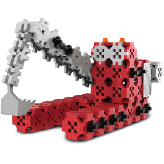 Connect Connect | Building Blocks M Fire Engine / Caterpillar Excavator 241 Pieces