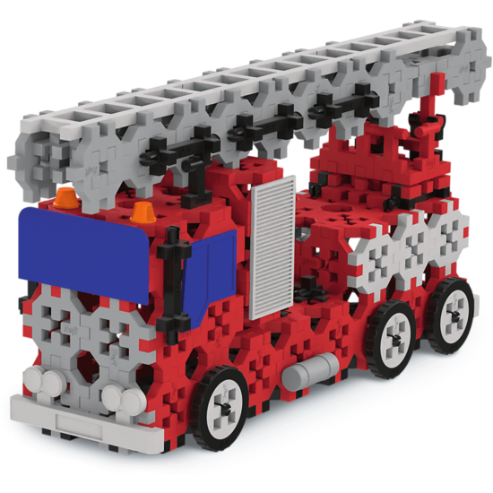 Connect Connect | Building Blocks M Fire Engine / Caterpillar Excavator 241 Pieces