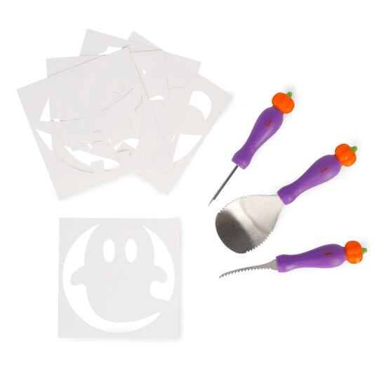 Legami Legami | Kit de sculpture de citrouilles d'Halloween - Sculptez et effrayez