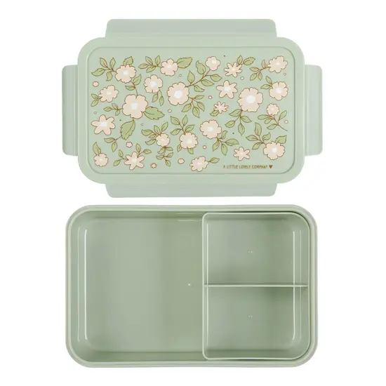 A Little Lovely Company A Little Lovely Company | Boîte à lunch Bento Fleurs Sauge