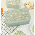 A Little Lovely Company A Little Lovely Company | Boîte à lunch Bento Fleurs Sauge