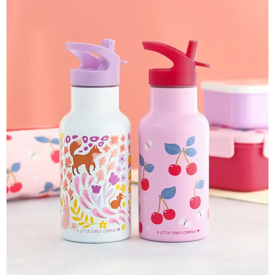 A Little Lovely Company A Little Lovely Company | Edelstahl-Trinkflasche Blumengarten
