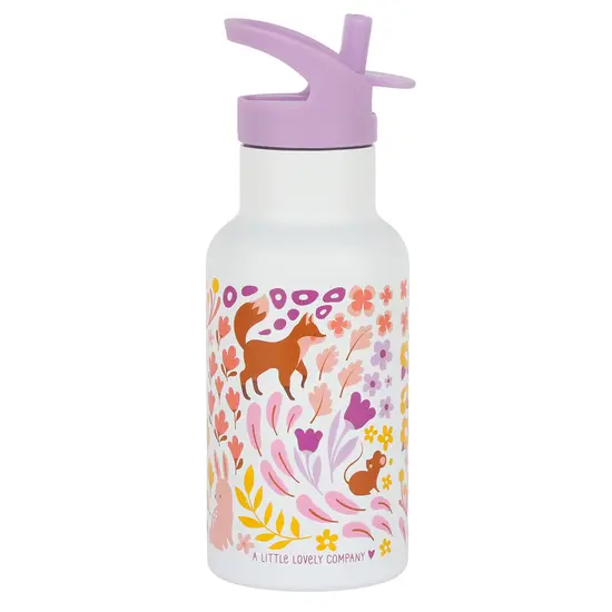 A Little Lovely Company A Little Lovely Company | Stainless Steel Drinking Bottle Flower Garden
