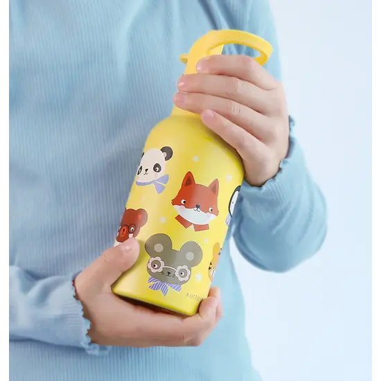 A Little Lovely Company A Little Lovely Company | Bouteille en acier inoxydable Animaux amis