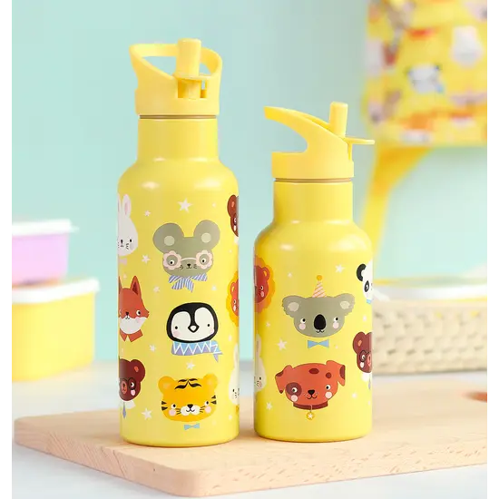 A Little Lovely Company CoA Little Lovely Company | Cap, Straw & Brush Set Animal Friends